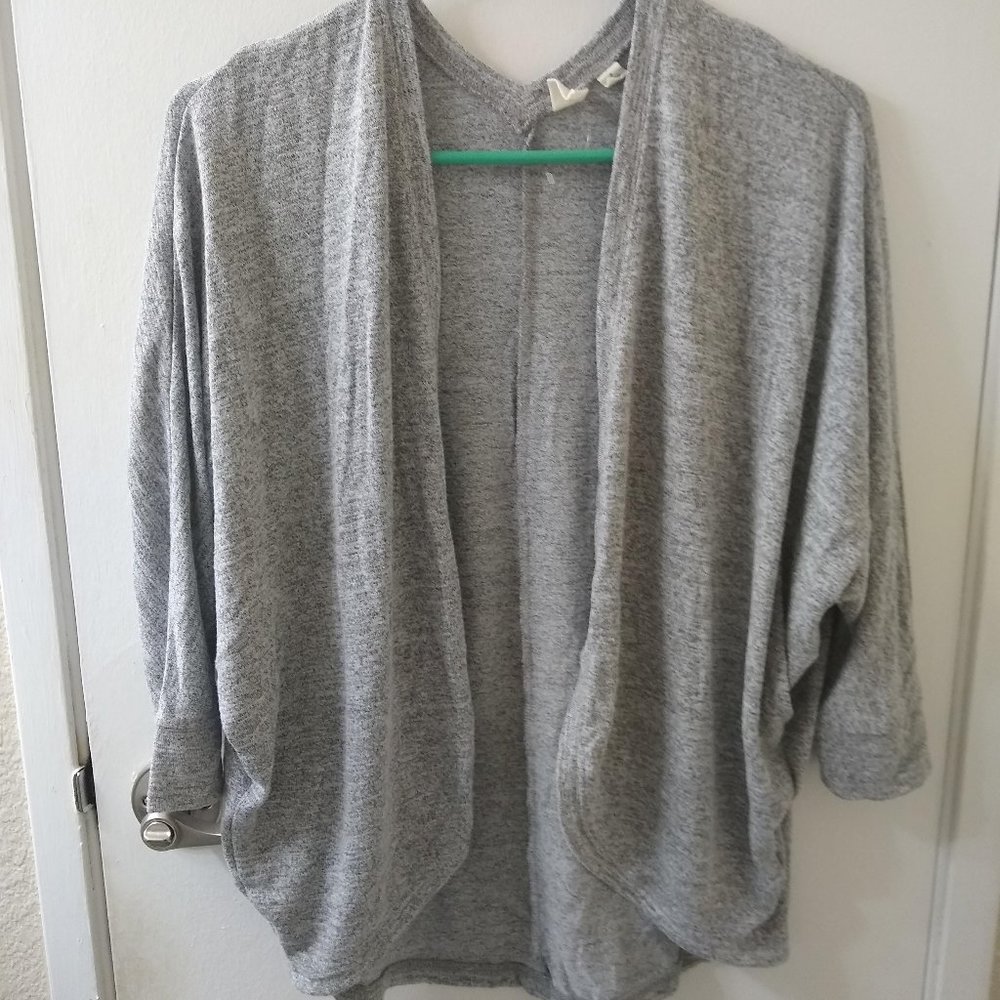 Gap heather gray dolman sleeve cardigan size small